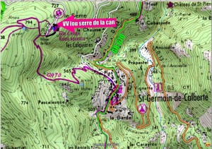 Localisation du gîte révéa