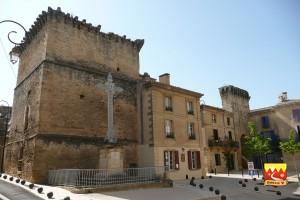 Rempart - Remoulins - Chemin Urbain V